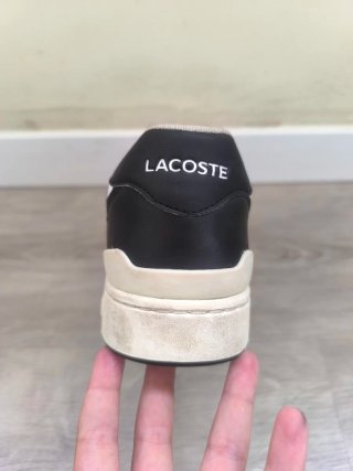 Zapatillas Lacoste Negras y Blancas