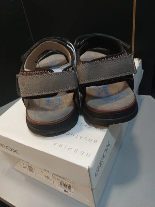 Talla 42 Sandalias Geox Hombre  Gris/Rojo
