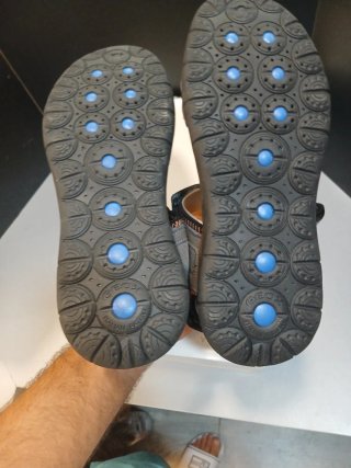 Talla 42 Sandalias Geox Hombre  Gris/Rojo
