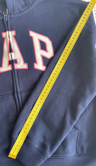 Sudadera GAP niña 14-16 años azul marino capucha.