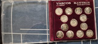 Colección Vascos Ilustres El Correo Plata