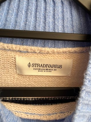 Jersey Rayas Stradivarius. Talla XS.