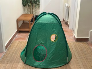 Tienda de campaña infantil verde