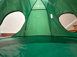 Tienda de campaña infantil verde