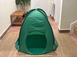 Tienda de campaña infantil verde