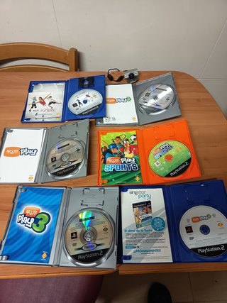 EyeToy PS2 + 8 Juegos