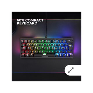 Mars Gaming MKREVOES teclado compacto
