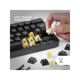 Mars Gaming MKREVOES teclado compacto