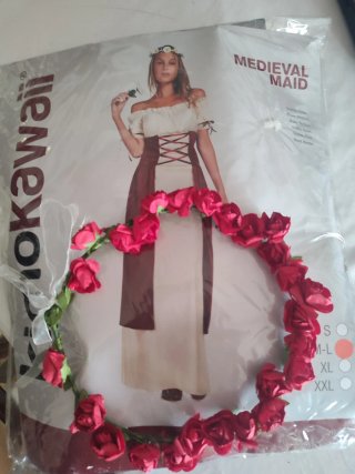 Disfraz Medieval Maid Kawaii Talla M-L