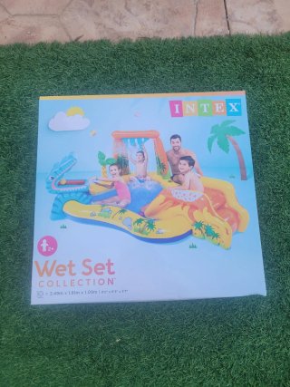 Piscina Infantil Dinosaurio con Tobogán