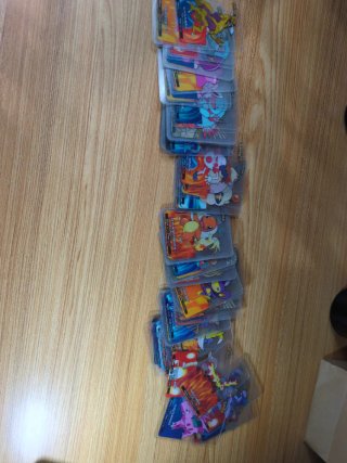 Lote 100 Cartas Lamincards Pokémon 2005