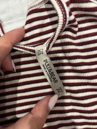 Top Rayas Pull&Bear