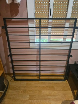 Rejas metálicas para ventanas.
