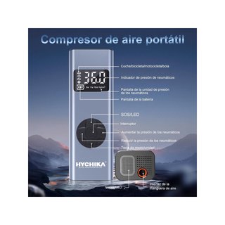 HYCHIKA B0C2P2J4JG compresor aire portátil