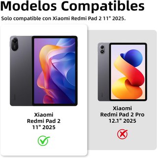 Funda con Teclado para Xiaomi Redmi Pad 2 11