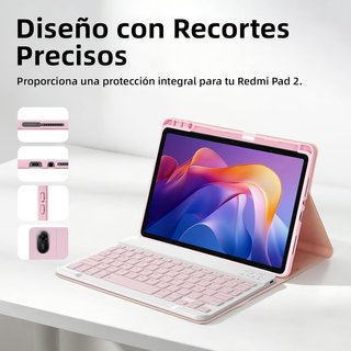 Funda con Teclado para Xiaomi Redmi Pad 2 11
