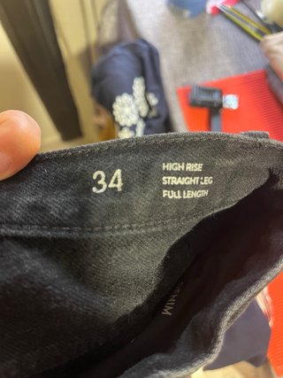 Vaqueros Massimo Dutti Negros Talla 34