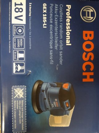 Lijadora Orbital Bosch GEX 185-Li