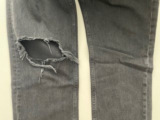 PANTALÓN VAQUERO NEGRO HOMBRE WIDE LEG