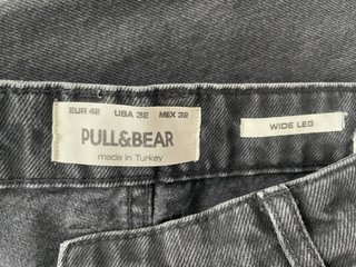 PANTALÓN VAQUERO NEGRO HOMBRE WIDE LEG