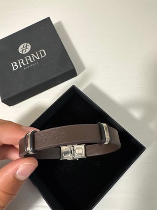Bracciale uomo cuoio BRAND GIOIELLI