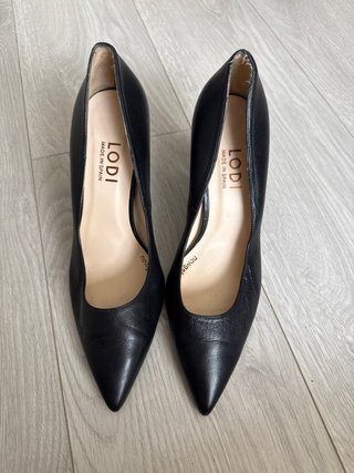 Tacones Lodi Talla 39 Negros
