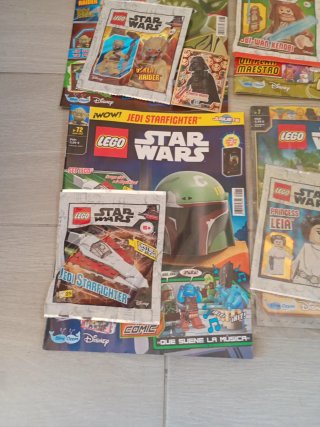 Lote 4 Revistas LEGO Star Wars