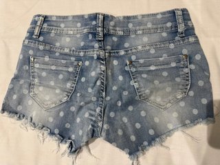 Shorts vaqueros lunares