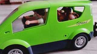 Playmobil Heladería y Coche Familiar