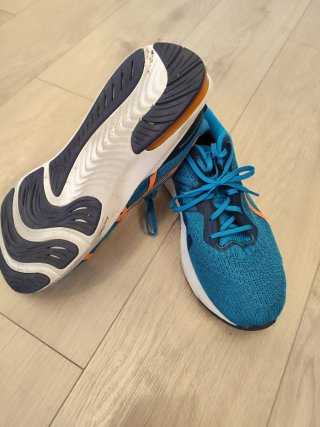 Zapatillas Asics Running Azul Naranja
