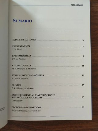 Libro Acromegalia de Susan Webb. Endocrinología.