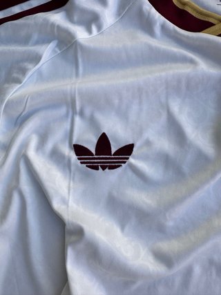 Camiseta Adidas España Talla XL Blanca Dorada