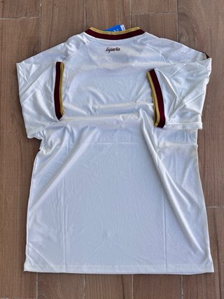 Camiseta Adidas España Talla XL Blanca Dorada