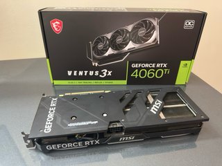 MSI GeForce RTX 4060 Ti Ventus 3x 8G OC