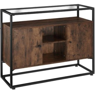 Credenza Oldham 100x38x80,5cm · Legno · Vetrine