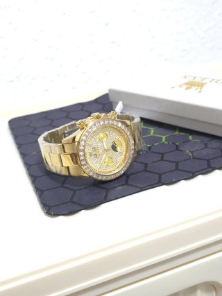 Reloj Olevs Automático Dorado Hombre