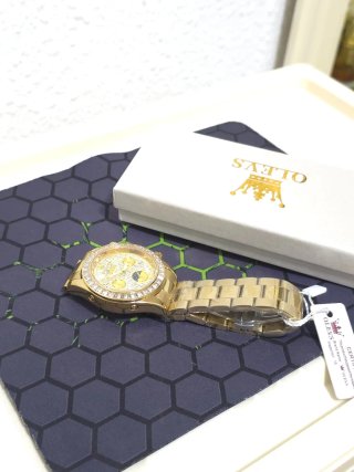 Reloj Olevs Automático Dorado Hombre