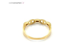 anillo oro 18k con piedra con circonita