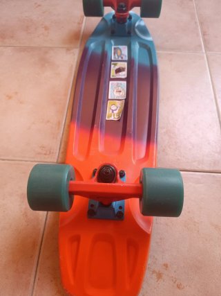 Monopatín Penny Board Naranja/Azul