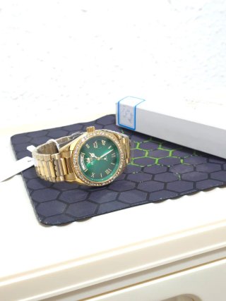 Reloj OLEVS Automático Dorado y Verde