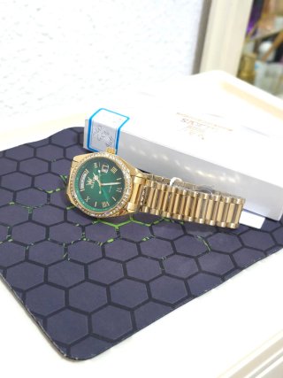 Reloj OLEVS Automático Dorado y Verde