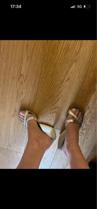 United Nude scarpe con plateau argento