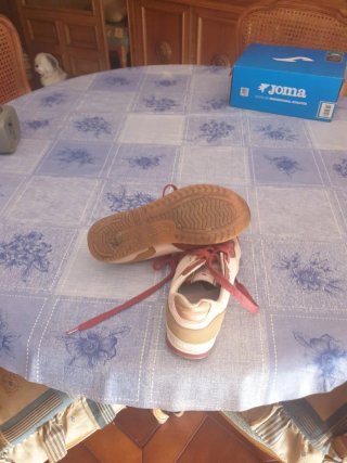 Zapatillas Pepe Jeans Mujer Beige/Rojo