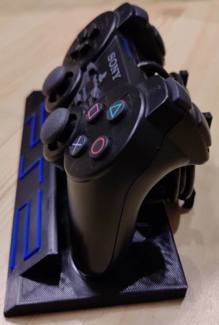 Soporte Mando PS2 DualShock Negro
