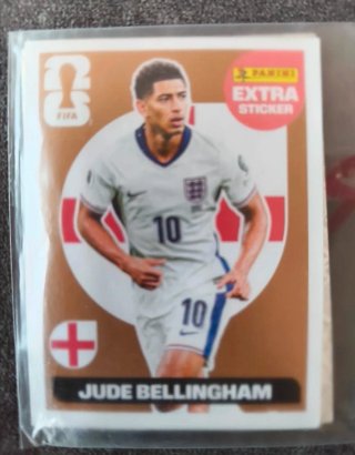 Cromos Panini Extra Mundial Jude Bellingham bronce
