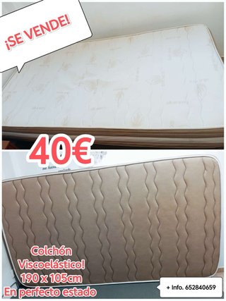 Materasso Memory Foam 190x105cm