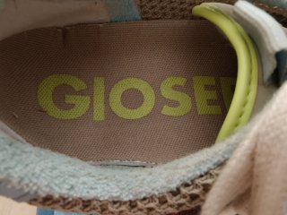 Zapatillas beige malla y ante T.39