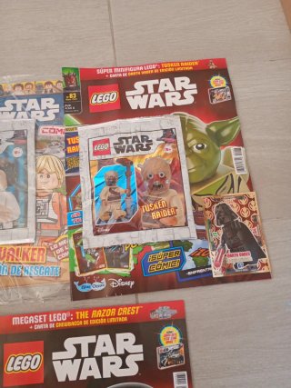 Lote 5 Revistas LEGO Star Wars