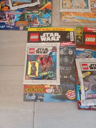 Lote 5 Revistas LEGO Star Wars