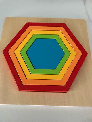2 Puzzle in Legno Colori Montessori